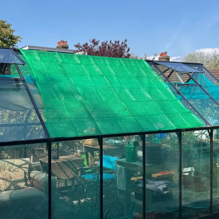 Greenhouse Sun Shade & Privacy Screen Net (2.5m x 2.4m) - 65% Shading Rate