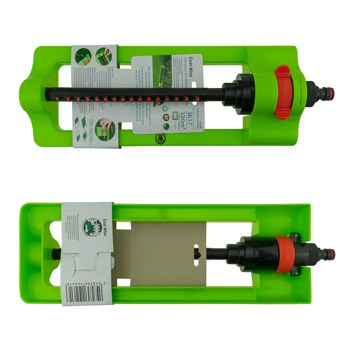 Garden lawn/grass adjustable lawn bar oscillating sprinkler