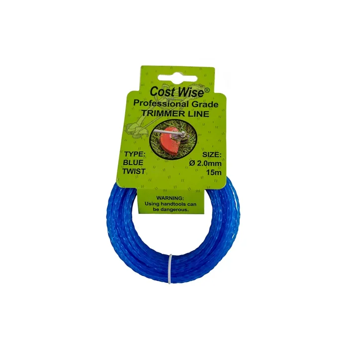 Strong TWIST strimmer/brush cutter line 15m length,less noise,more cutting power (2mm)