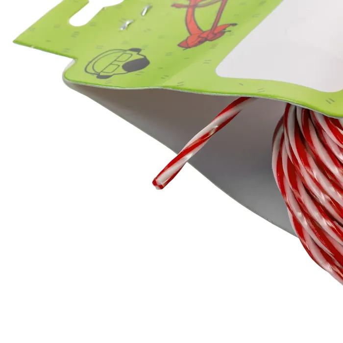 15m of strimmer/trimmer line,red/white twist line gives you more cutting edge for cleaner and quicker cut (2.4mm)