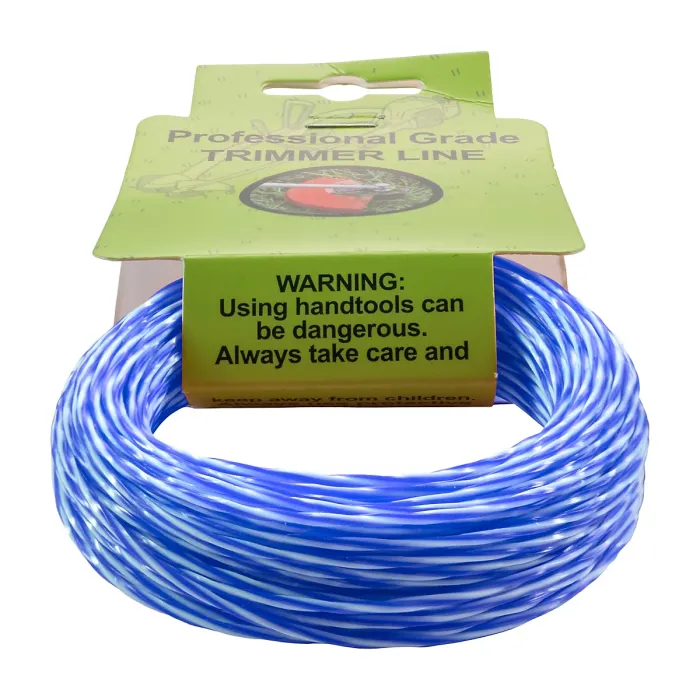 15m of 1.6mm strimmer/trimmer line,blue/white twist line gives you more cutting edge for cleaner and quicker cut
