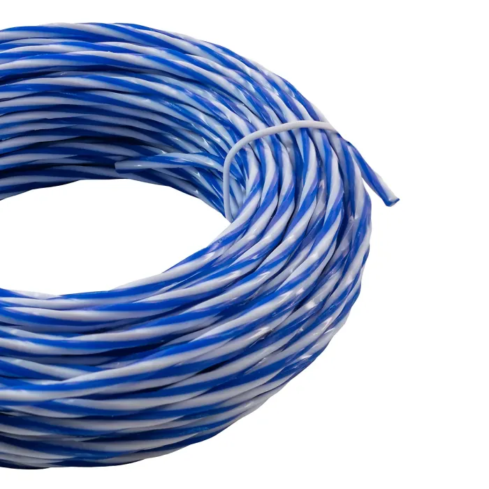15m x3.0mm of strimmer/trimmer line,blue/white twist line gives you more cutting edge for cleaner and quicker cut