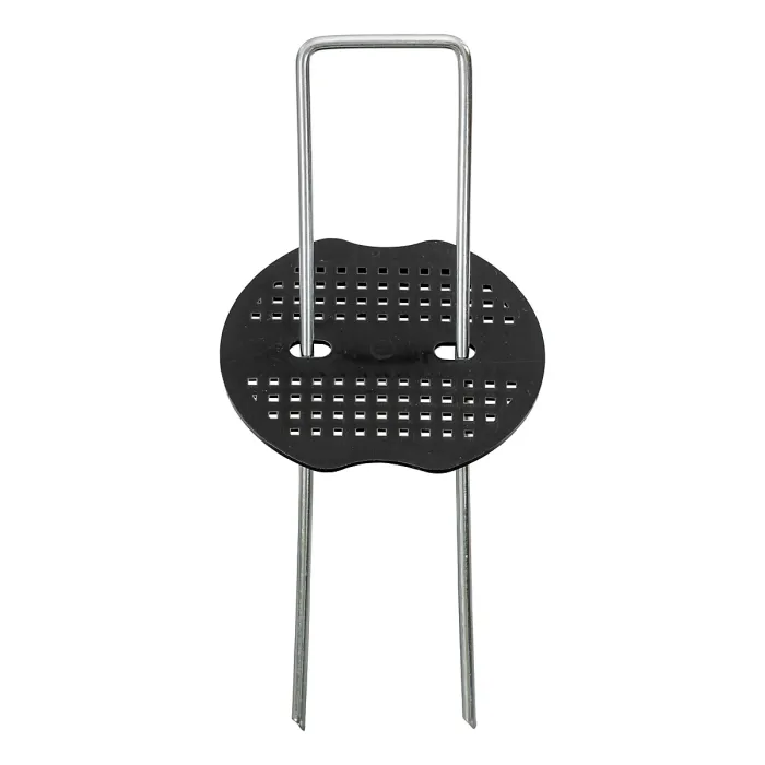 200 metal pegs/staples with buffer plates ,hold down weed matting+removal tool