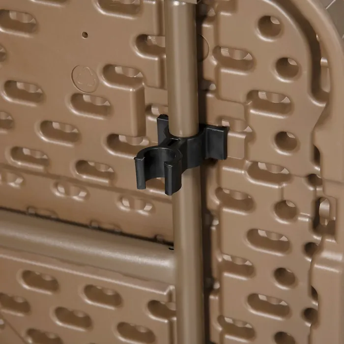 Outsuny HDPE Molding Design Resin Rattan Dining Set, Foldable Table & Chairs