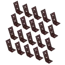 Angle Corner Bracket L-Shape Brace Fastener Plate 90mm x 45mm x 40mm 20PK