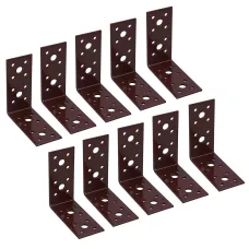 Angle Corner Bracket L-Shape Brace Fastener Plate 90mm x 90mm x 40mm 10PK
