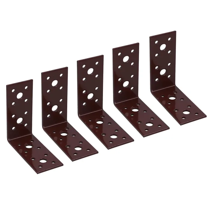 Angle Corner Bracket L-Shape Brace Fastener Plate 90mm x 90mm x 40mm 5PK