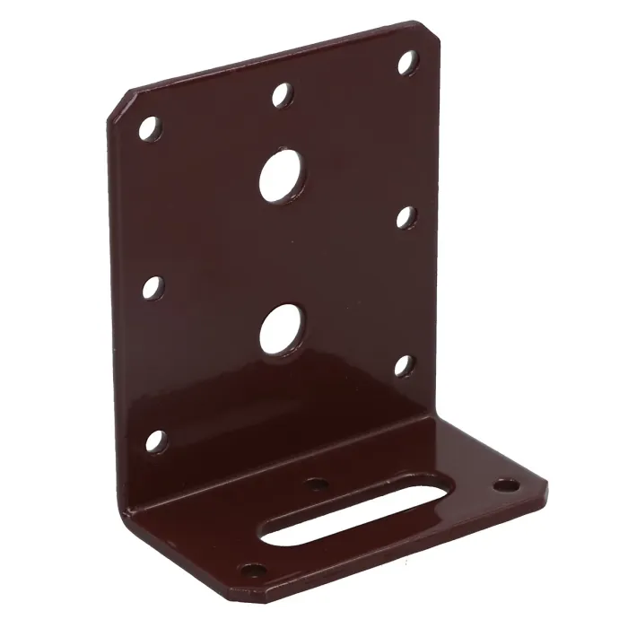 Angle Corner Bracket L-Shape Brace Fastener Plate 80mm x 40mm x 75mm 5PK
