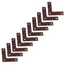 Angle Corner Bracket L-Shape Brace Fastener Plate 150 x 150 x 37mm Joist 10PK