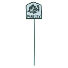 Parsley Herb Sign Marker Label Cast Iron Plant Plaque Garden Yard Allotment