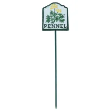 Fennel Herb Sign Marker Label Cast Iron Plant Plaque Garden Yard Allotment