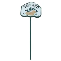 Potato Vegetable Sign Marker Label Cast Iron Plant Garden Yard Allotment