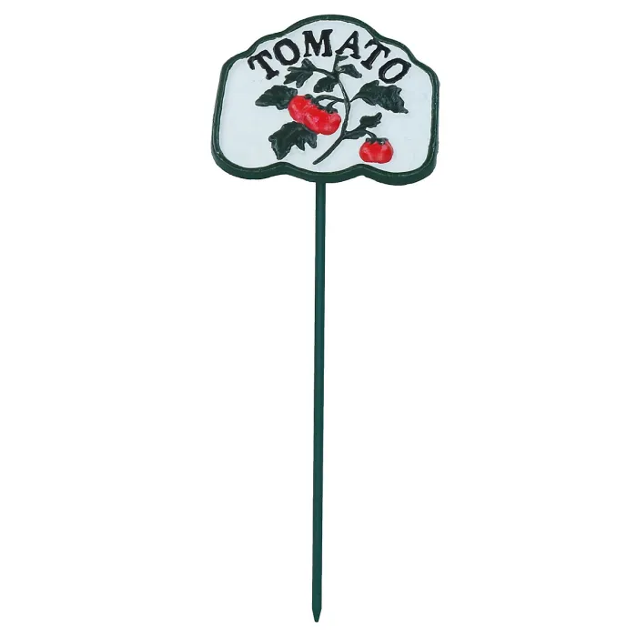 Tomato Vegetable Sign Marker Label Cast Iron Plant Garden Yard Allotment