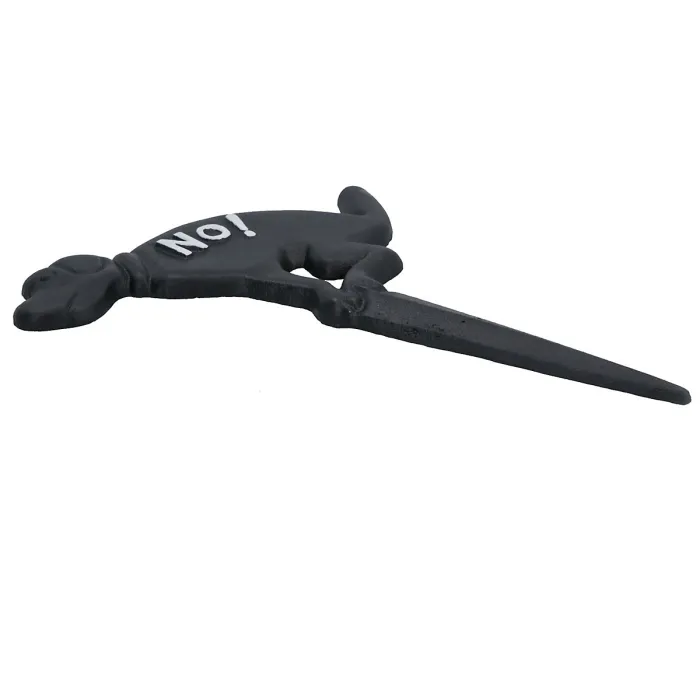 No Dog Fouling Warning Sign Plaque Stake Cast Iron Garden Yard Lawn 2PK