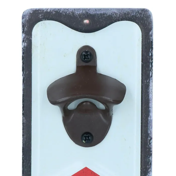 Open Up Bottle Opener Sign Gift Garage Door Shed Bar Hotel Pub Garden Yard