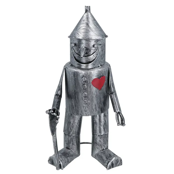 Tin Man Garden Ornament 41cm Lawn Art Sculpture Statue Yard Home Decor