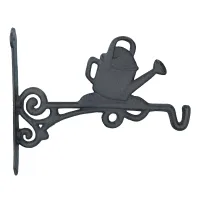 Watering Can Basket Flower Hook / Hanger Cast Iron Door Wall House Garden