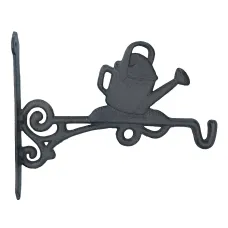 Watering Can Basket Flower Hook / Hanger Cast Iron Door Wall House Garden