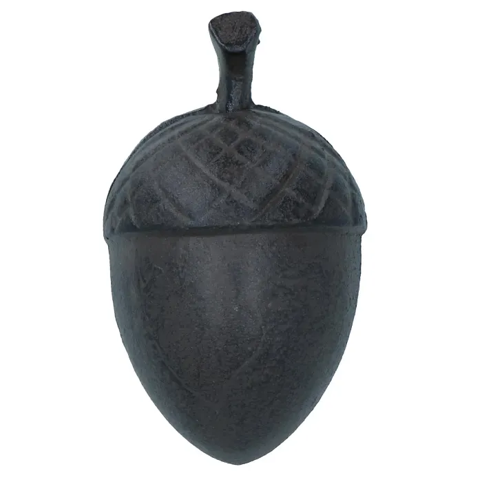 Acorn Key Holder Box Cast Iron Garden Yard Storage Box Hidden House Home