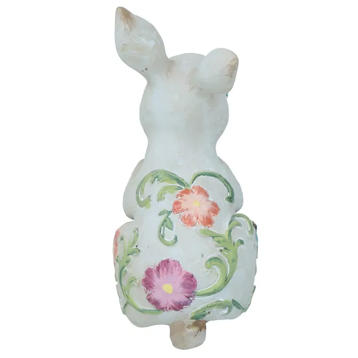 Rabbit Plant Pot Hanger Garden Home Yard Ornament Statue Vase Hugger