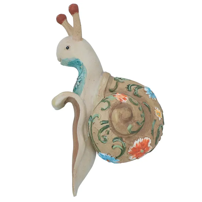 Snail Plant Pot Hanger Garden Home Yard Ornament Statue Vase Hugger