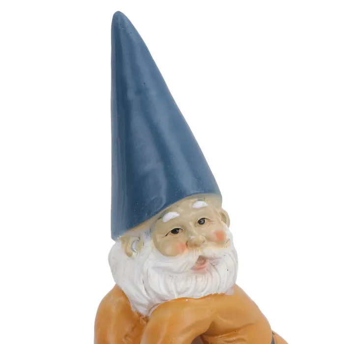 Gnome Plant Pot Hanger Garden Home Yard Ornament Statue Vase Hugger Pair