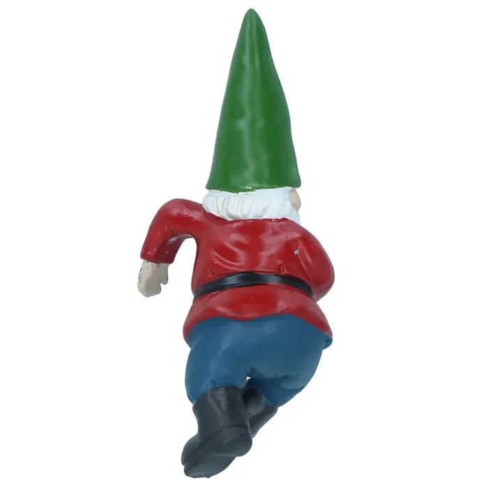 Gnome Plant Pot Hanger Garden Home Yard Ornament Statue Vase Hugger Pair