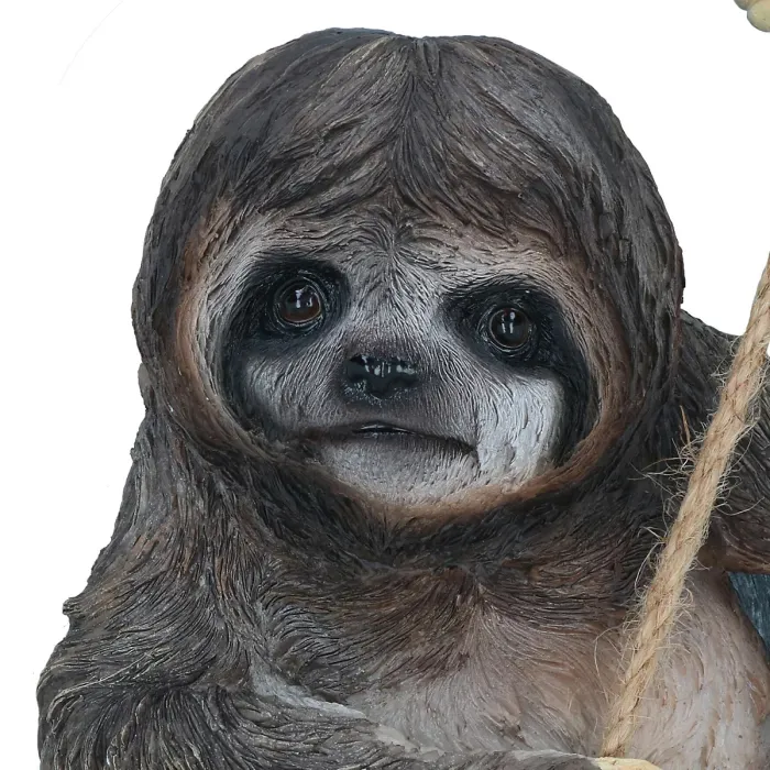 Climbing Sloth Tree Hanging Garden Tree Ornament Statue Sculpture Decoration