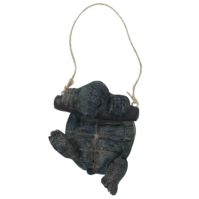 Climbing Tortoise Turtle Hanger Garden Tree Home Ornament Statue Sculpture