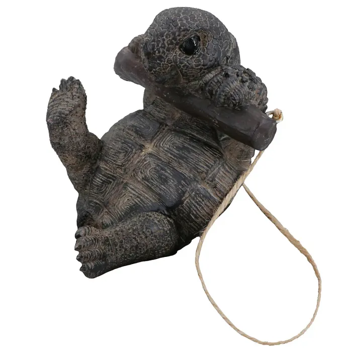 Climbing Tortoise Turtle Hanger Garden Tree Home Ornament Statue Sculpture