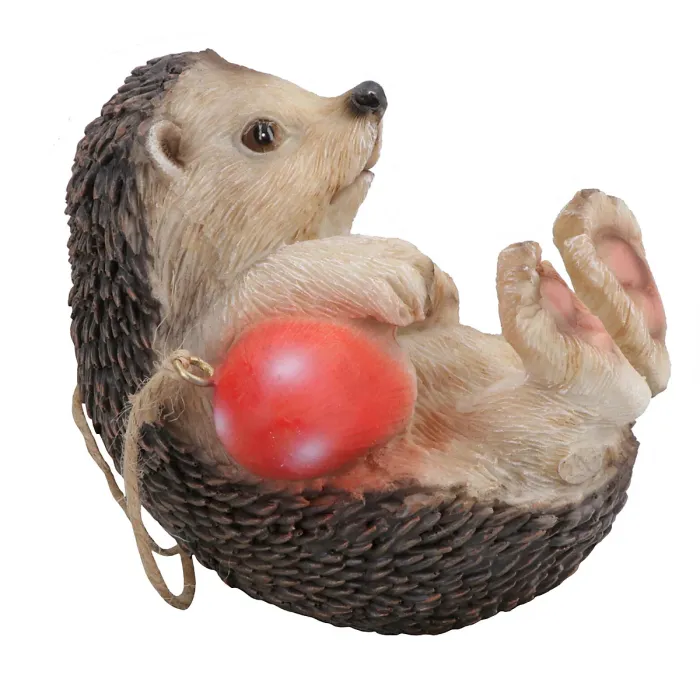 Climbing Hedgehog Hanger Garden Tree Home Ornament Statue Sculpture