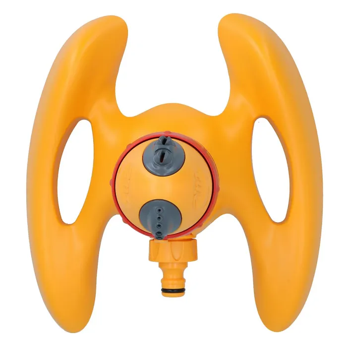 Hozelock Round Pro 2 in 1 Sprinkler Garden Lawn Watering Base Mounted 314m²