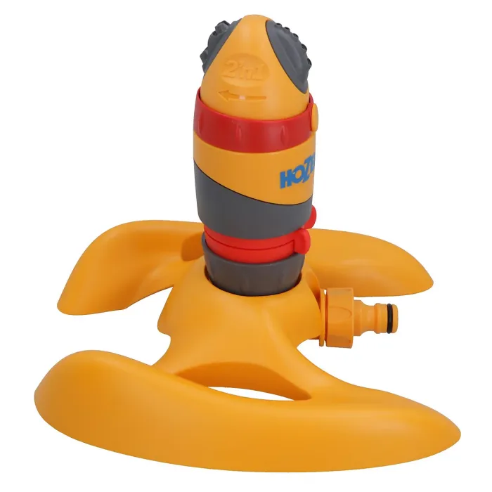 Hozelock Round Pro 2 in 1 Sprinkler Garden Lawn Watering Base Mounted 314m²