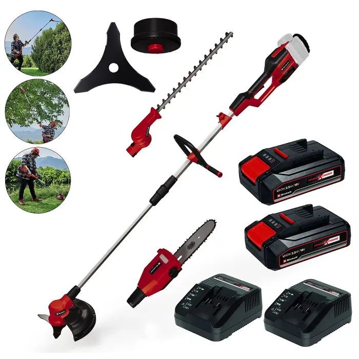 Einhell GE-LM 36/4in1 18v 36v Cordless Brushless High Reach Multi Tool 2 x 2.5ah