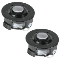 X2 Makita Grass Trimmer Spool 6m Line Metal Bump Head DUR181Z DUR193Z DUR180