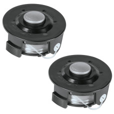 X2 Makita Grass Trimmer Spool 6m Line Metal Bump Head DUR181Z DUR193Z DUR180