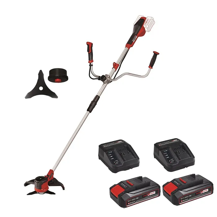 Einhell Twin 18v / 36v Cordless Brushcutter + Strimmer X2 2.5AH Battery Pack