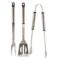 Marco Paul 3 Pack Stainless Steel BBQ Grill Tool Set