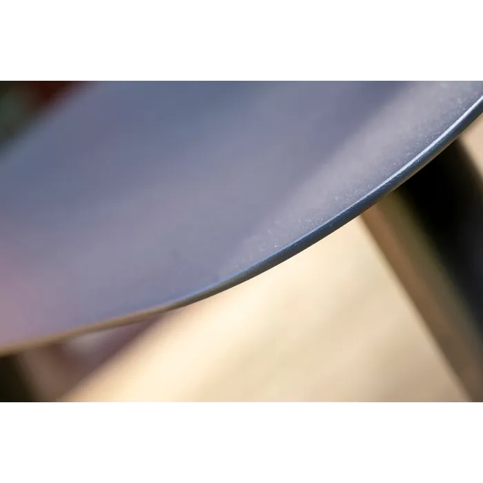 SH&G Bolingbroke 6 Seat Dining Table Set - 7 Piece Dining Table & Chairs - Aluminium & Grey Rattan with Grey Cushions - Outdoor