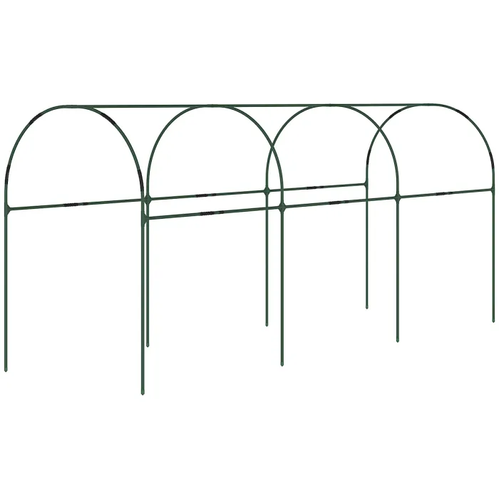 Outsunny Tomato Greenhouse with Top Tap, Pointed Bottom and Guy Ropes, Clear
