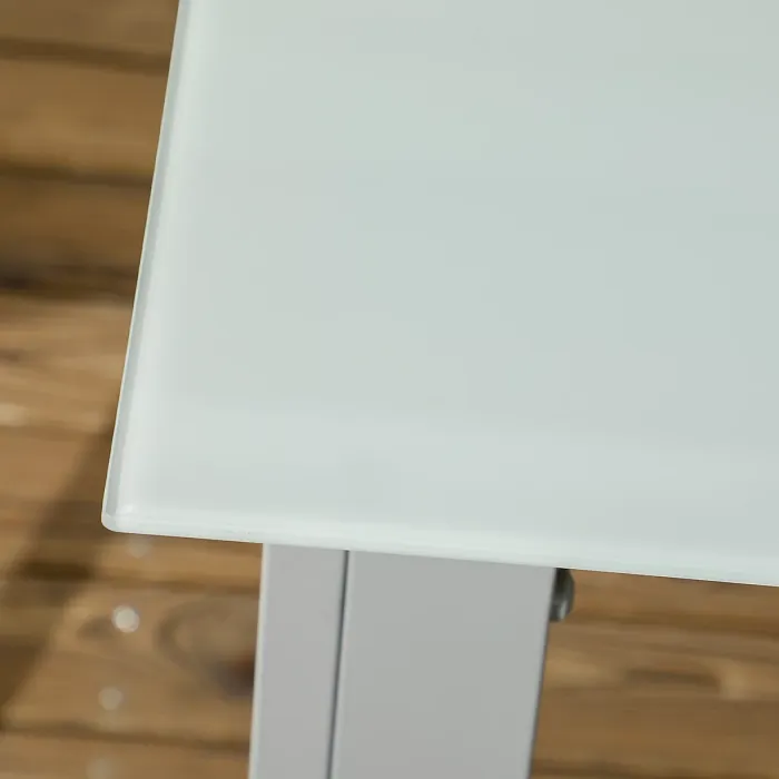 Outsunny 7 Piece Garden Dining Set, Outdoor Table and 6 Chair, Aluminium, Grey