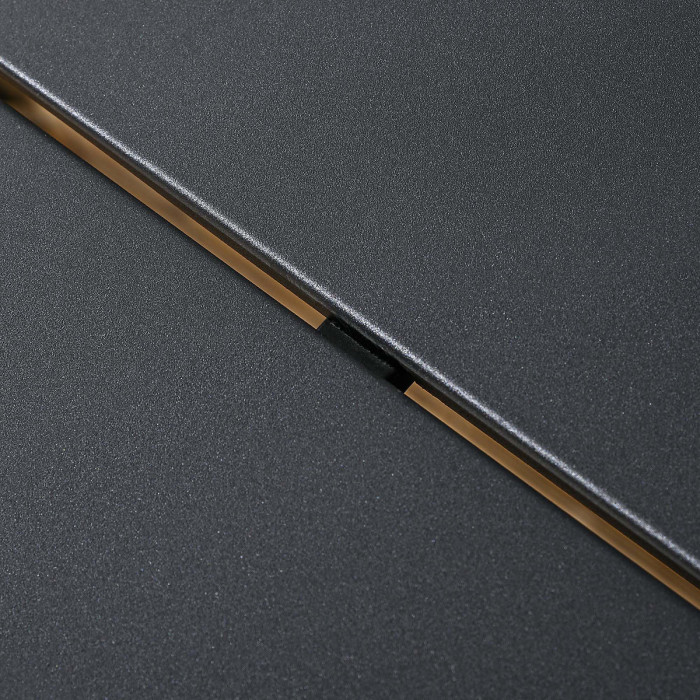 Outsunny 7 PCs Garden Dining Set w/ Stackable Chairs and Metal Top Table, Black