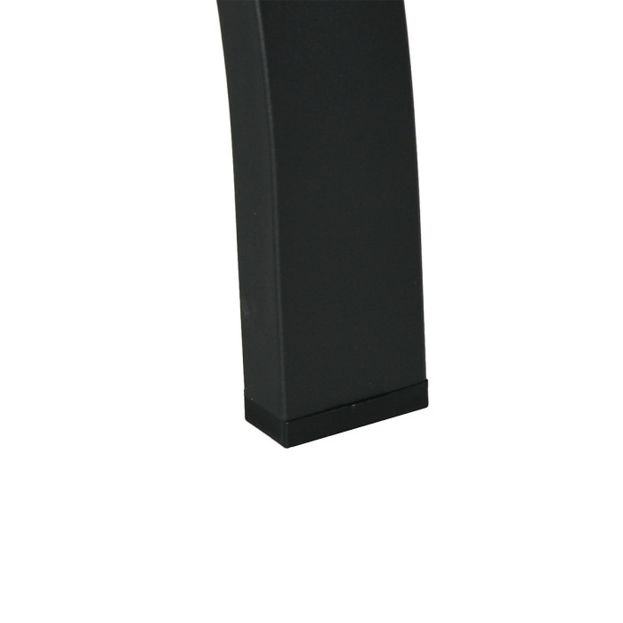 Outsunny Garden Dining Set w/ 4 Stackable Cushioned Chairs and Metal Top Table