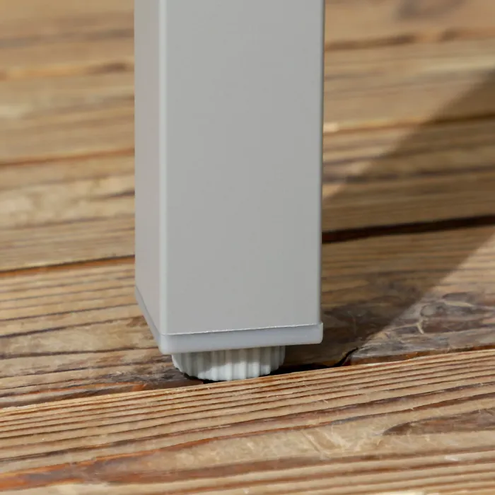 Outsunny 7 Piece Garden Dining Set, Steel Outdoor Table and Chairs, Black