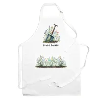 Purely Home Grans Apron - Gardening Gift Apron - Adjustable Ties/Pocket Present for Gran