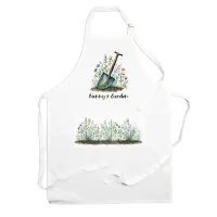 Purely Home Nannys Apron - Gardening Gift Apron - Adjustable Ties/Pocket Present for Nanny