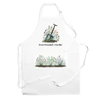 Great Grandads Garden Apron - Gardening Apron with Adjustable Neck and Waist Ties - Large Front Pocket Womens Gifts for Him