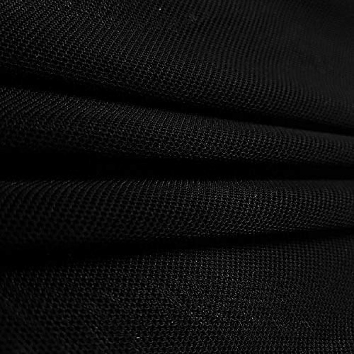 Wider Chair Bows Sash Band with Slider Buckle, Black, 1pc