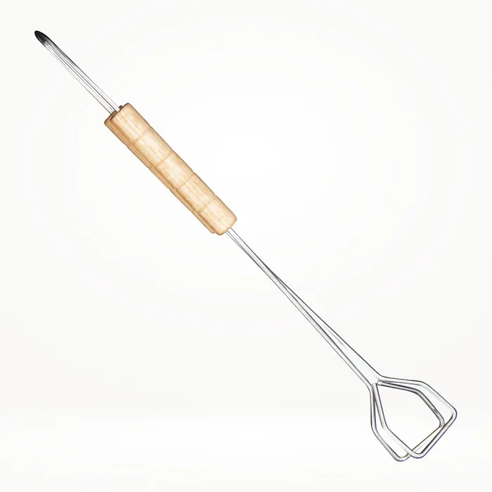 Neel Blue Wood & Stainless Steel 3-piece Barbecue Grill Accessories