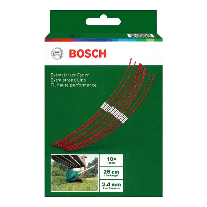 Bosch ART26 Combitrim 26cm x 2.4mm Extra Strong Line (Pack of 10, F016800181)